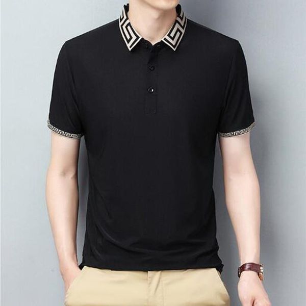 men's casual shirts the 2021 summer fashion sport short sleeve lapel shirt, White;black
men's casual shirts the 2021 summer fashion sport short sleeve lapel shirt, White;black