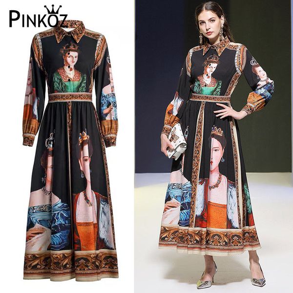vintage dress painting character printed maxi long sleeve black gothic high waist es oversize big size vestido 210421, White
vintage dress painting character printed maxi long sleeve black gothic high waist es oversize big size vestido 210421, White