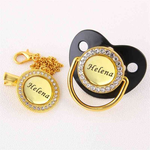 0-18 months personalized any name bling baby pacifier and pacifier clip infant feeding bpa dummy nipples chupeta bebê 210407
0-18 months personalized any name bling baby pacifier and pacifier clip infant feeding bpa dummy nipples chupeta bebê 210407