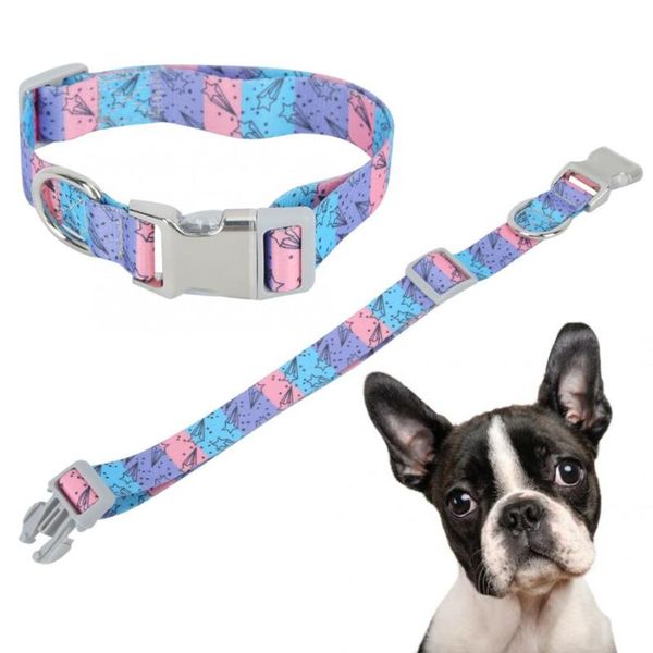 dog collars & leashes half metal buckle nylon pet collar printed webbing neck strap supplies for small medium size puppy dogs
dog collars & leashes half metal buckle nylon pet collar printed webbing neck strap supplies for small medium size puppy dogs