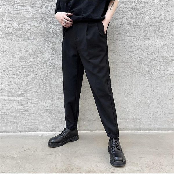 summer wear korean fashion versatile men's slim small leg casual pants hairstylist trendy young legged capris, Black
summer wear korean fashion versatile men's slim small leg casual pants hairstylist trendy young legged capris, Black