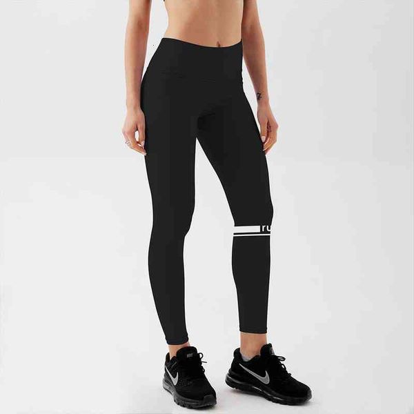 fashion high waist elastic running women legging printed letter slim fitness black for gym sport
fashion high waist elastic running women legging printed letter slim fitness black for gym sport