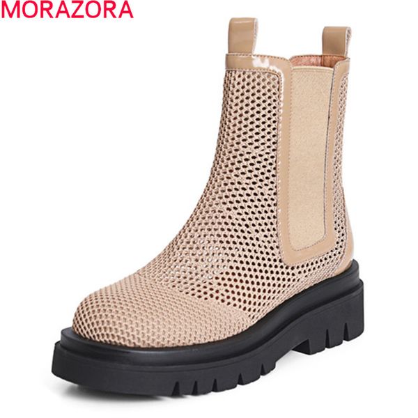 morazora genuine leather women boots square heels round toe platform spring boots fashion casual ankle boots khaki 210506, Black
morazora genuine leather women boots square heels round toe platform spring boots fashion casual ankle boots khaki 210506, Black