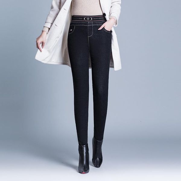 women's pants & capris quality female trousers high waist jeans dark wash straight black of cultivate morality and thicken cotton itv3, Black;white
women's pants & capris quality female trousers high waist jeans dark wash straight black of cultivate morality and thicken cotton itv3, Black;white