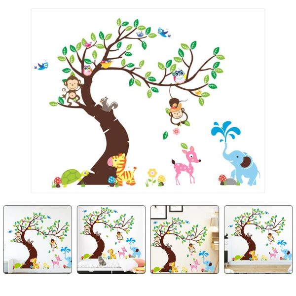 wallpapers 1 sheet cartoon tree animals wall stickers kids room decorative decals
wallpapers 1 sheet cartoon tree animals wall stickers kids room decorative decals