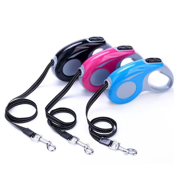 dog collars & leashes automatic retractable pet small and medium chain 3 m / 5