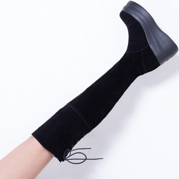 boots winter knee-high long motorcycle zip square toe wedges platform casual shoes woman warm snow botas mujer, Black
boots winter knee-high long motorcycle zip square toe wedges platform casual shoes woman warm snow botas mujer, Black