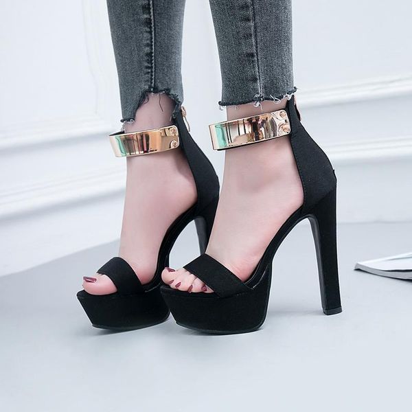 sandals t-stage show shoes 14cm super high heels summer night club waterproof platform thick heel thin stage women's, Black
sandals t-stage show shoes 14cm super high heels summer night club waterproof platform thick heel thin stage women's, Black
