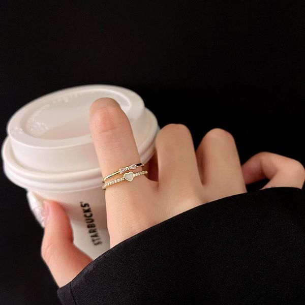 wedding rings heart shaped korean for women fashion double layer opening gold ring bow geometric personality 2021 trendy jewelry, Slivery;golden
wedding rings heart shaped korean for women fashion double layer opening gold ring bow geometric personality 2021 trendy jewelry, Slivery;golden