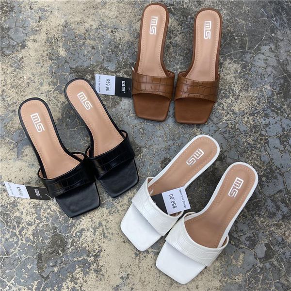 slippers shoes woman's heeled mules square toe slides rubber flip flops fashion 2021 high thin summer soft hawaiian luxury scand, Black
slippers shoes woman's heeled mules square toe slides rubber flip flops fashion 2021 high thin summer soft hawaiian luxury scand, Black