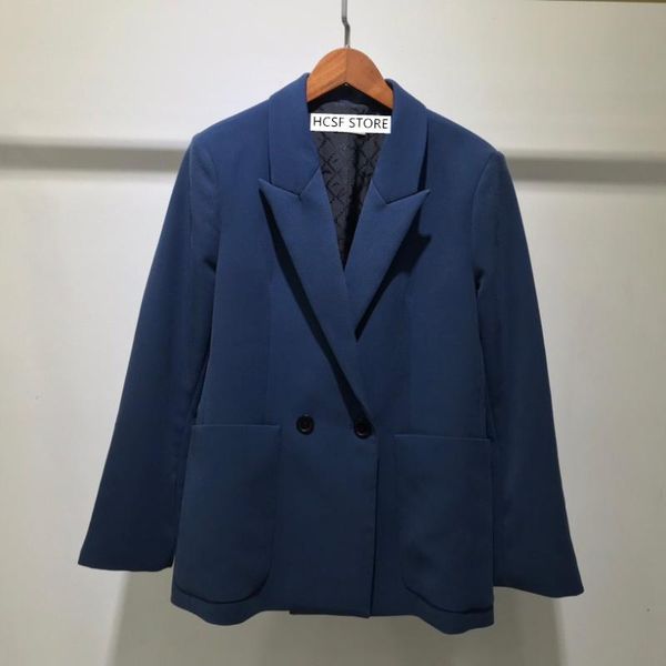 women's suits & blazers women blazer notched casual all-match long sleeve single button double pockets blue suit coat, White;black
women's suits & blazers women blazer notched casual all-match long sleeve single button double pockets blue suit coat, White;black