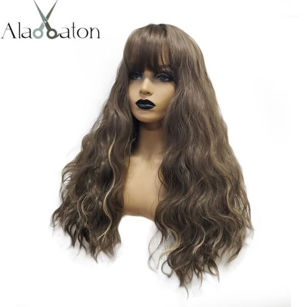eaton long wavy wigs for black women african american synthetic hair dark brown blonde with bangs heat resistant wig1
eaton long wavy wigs for black women african american synthetic hair dark brown blonde with bangs heat resistant wig1