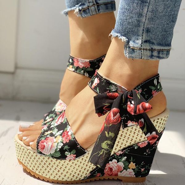 dress shoes ribetrini ins flower print leisure fashion wedges heeled women summer sandals party platform high heels woman, Black
dress shoes ribetrini ins flower print leisure fashion wedges heeled women summer sandals party platform high heels woman, Black
