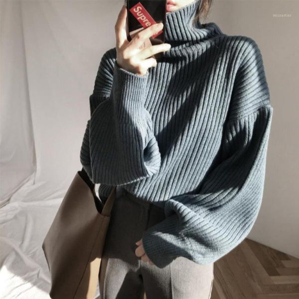 women's sweaters 2021 winter turtleneck women loose casual oversized sweater llong sleeve knitted pullovers vintage high quality, White;black
women's sweaters 2021 winter turtleneck women loose casual oversized sweater llong sleeve knitted pullovers vintage high quality, White;black