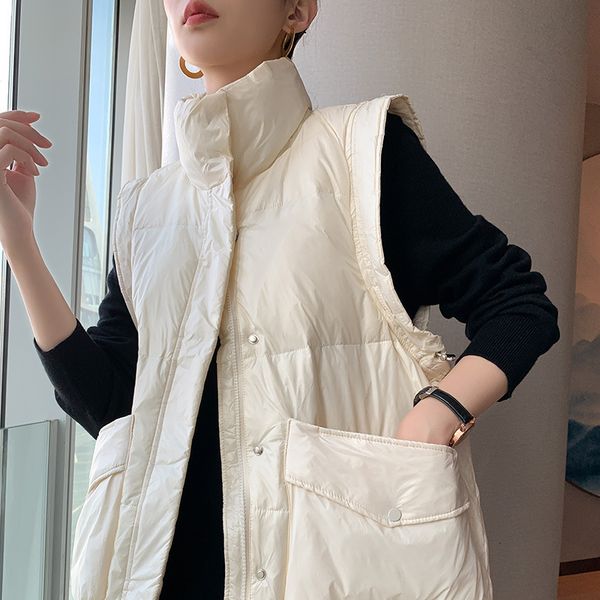 vests 2021 autumn and winter solid color short down et vt women's korean loose fashion white duck down et, Black;white
vests 2021 autumn and winter solid color short down et vt women's korean loose fashion white duck down et, Black;white