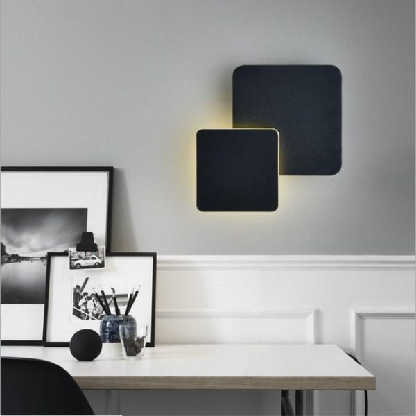 wall lamps for bedroom living room square white black body ac90-260v indoor led lamp rotatable plated metal 5wsconce
wall lamps for bedroom living room square white black body ac90-260v indoor led lamp rotatable plated metal 5wsconce