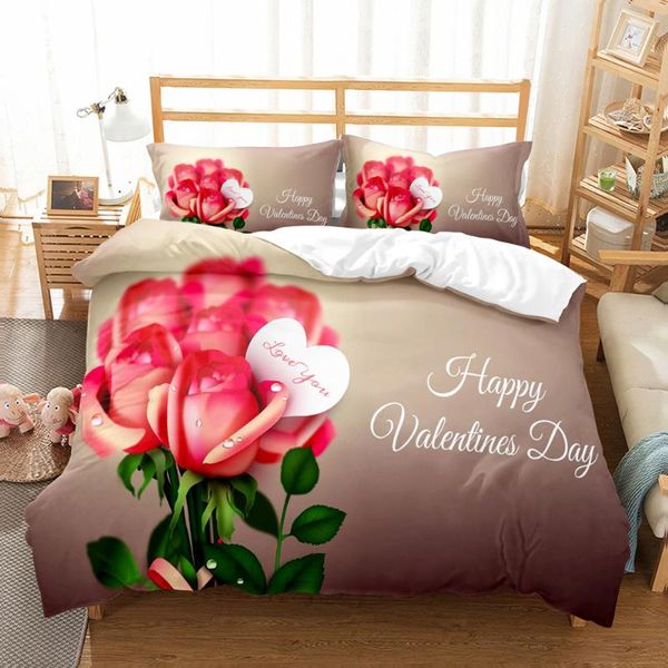 bedding sets 3d duvet cover set 2/3 pcs happy valentine's day bedroom beddings red rose days bedclothes jogo de cama bed
bedding sets 3d duvet cover set 2/3 pcs happy valentine's day bedroom beddings red rose days bedclothes jogo de cama bed