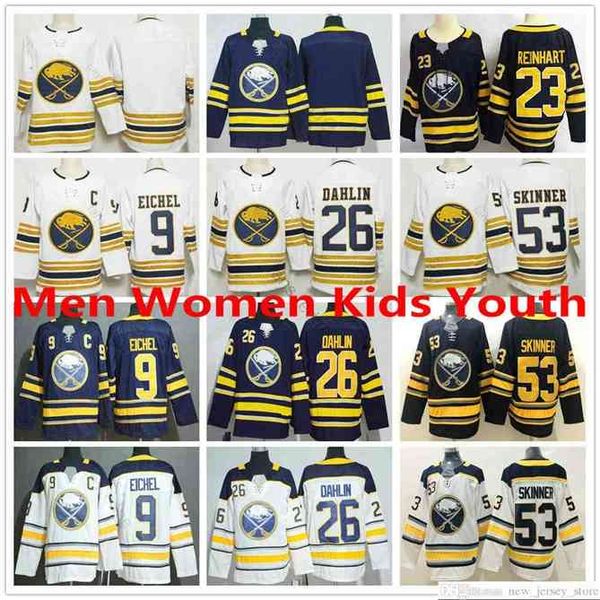 96 man woman kids youth 50th anniversary buffalo sabres 9 jack eichel jersey c patch 26 rasmus dahlin 53 jeff skinner 23 sam reinhart hockey, Black
96 man woman kids youth 50th anniversary buffalo sabres 9 jack eichel jersey c patch 26 rasmus dahlin 53 jeff skinner 23 sam reinhart hockey, Black