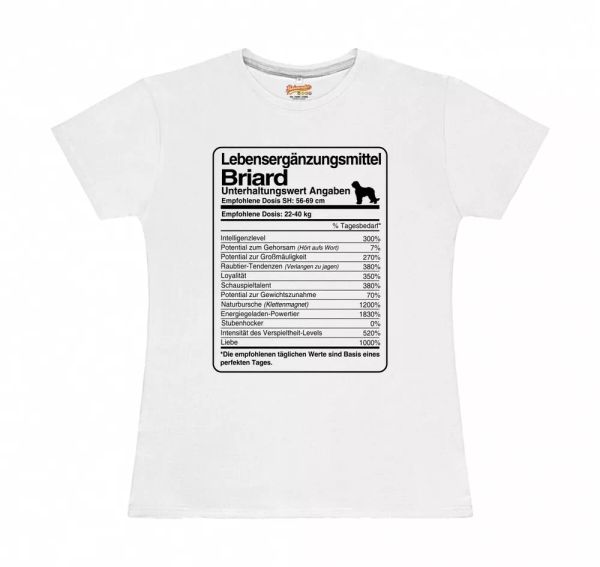 t-shirt womens dose briard life supplements by siviwonder, White;black