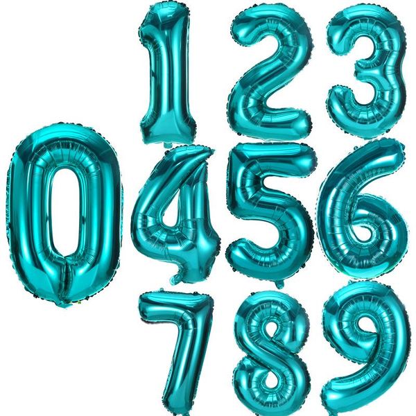 party decoration 32inch turquoise number balloons happy birthday decorations kids candy blue big digital foil helium air ball baby shower
party decoration 32inch turquoise number balloons happy birthday decorations kids candy blue big digital foil helium air ball baby shower