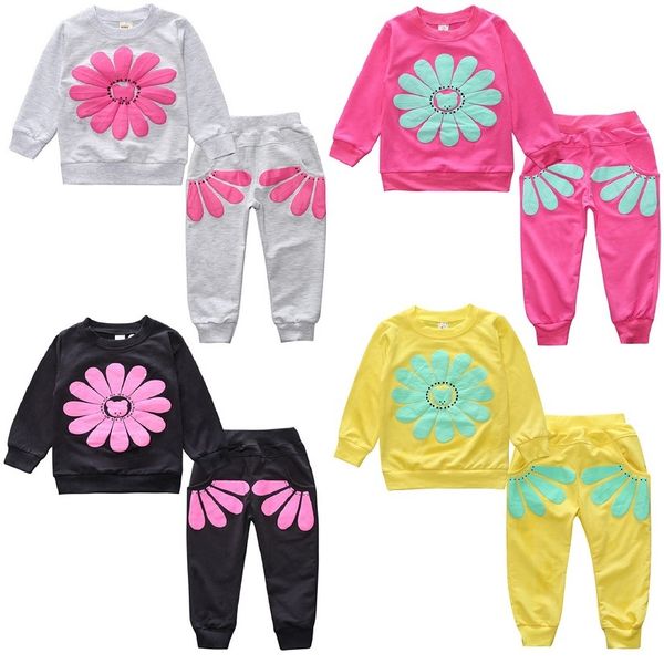 flower baby girls clothes sets petal children sport suit 2-pieces clothing sweatshirt + trouser kids outfits 210413, White
flower baby girls clothes sets petal children sport suit 2-pieces clothing sweatshirt + trouser kids outfits 210413, White