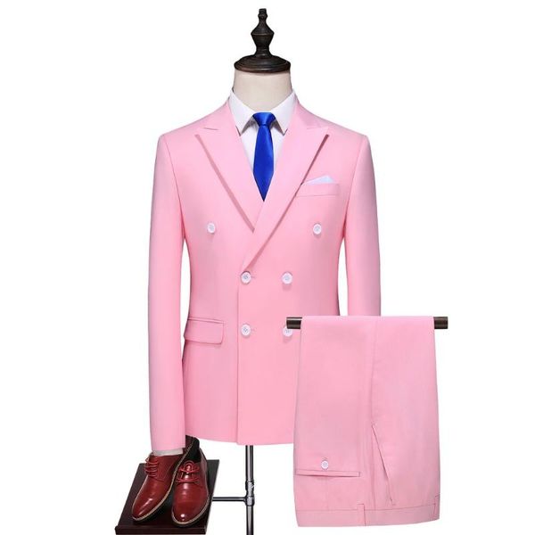 men's suits & blazers men double breasted slim fit tuxedos for wedding prom groomsmen suit jacket and pants set 10 solid colors, White;black
men's suits & blazers men double breasted slim fit tuxedos for wedding prom groomsmen suit jacket and pants set 10 solid colors, White;black