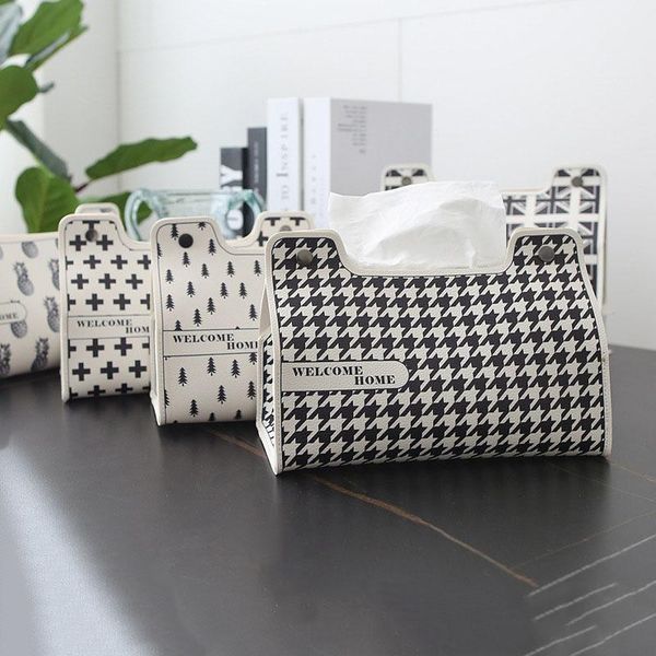 tissue boxes & napkins houndstooth car pumping box double-layer leather toilet living room office home decor household foldable storage
tissue boxes & napkins houndstooth car pumping box double-layer leather toilet living room office home decor household foldable storage