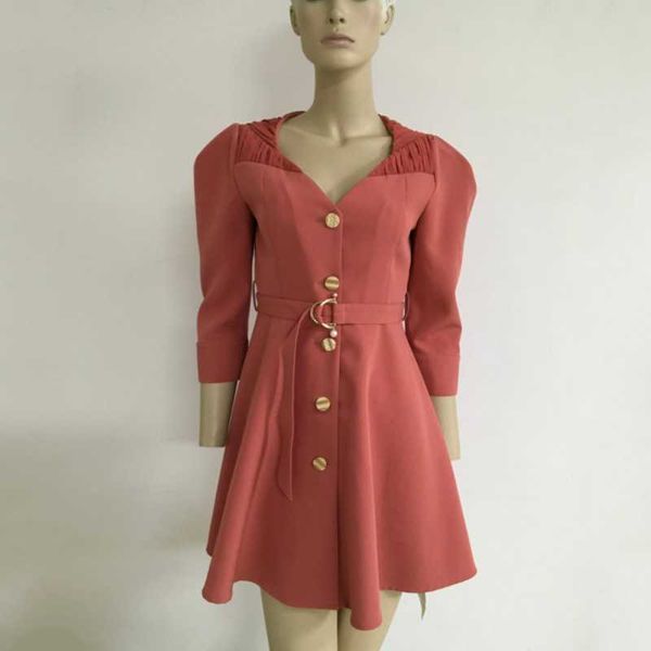 women's spring summer retro sweet temperament simple dress fashion solid color single row buckle sashes casual dresses, Black;gray
women's spring summer retro sweet temperament simple dress fashion solid color single row buckle sashes casual dresses, Black;gray