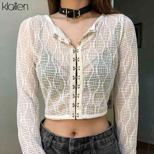 t shirt autumn fashion see through cardigan t-shirt women high street leisure long sleeve solid wild female t shirt, White
t shirt autumn fashion see through cardigan t-shirt women high street leisure long sleeve solid wild female t shirt, White