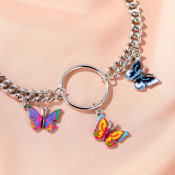 chains chain necklace with multicolor butterfly pendant for women charm choker jewelry gold silver color wholesale
chains chain necklace with multicolor butterfly pendant for women charm choker jewelry gold silver color wholesale