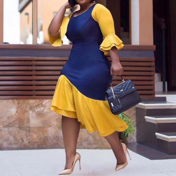 plus size dresses women asymmetric oversized dress ruffle fashion bodycon midi african office ladies casual vestidos summer 2021, Black
plus size dresses women asymmetric oversized dress ruffle fashion bodycon midi african office ladies casual vestidos summer 2021, Black