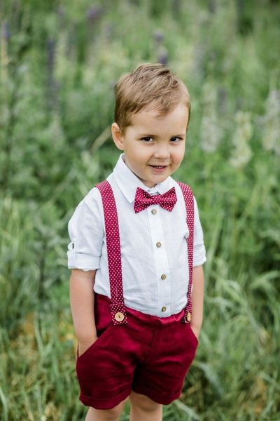 clothing sets toddler baby boy gentleman outfits solid color button shirt wave point suspender shorts, White
clothing sets toddler baby boy gentleman outfits solid color button shirt wave point suspender shorts, White