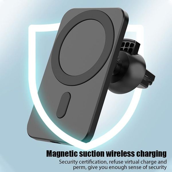 cell phone mounts & holders 15w magnetic wireless charger fast charging mount vent stand for 12 pro max mini magnet chargers car hold
cell phone mounts & holders 15w magnetic wireless charger fast charging mount vent stand for 12 pro max mini magnet chargers car hold