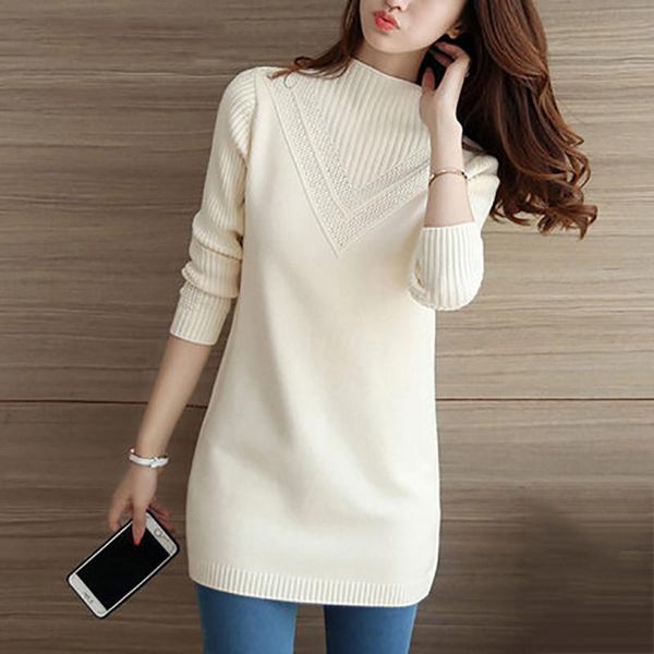 women's sweaters women knitted sweater autumn winter fashion long sleeve pullover casual neck cashmere elasticity female lu114, White;black
women's sweaters women knitted sweater autumn winter fashion long sleeve pullover casual neck cashmere elasticity female lu114, White;black