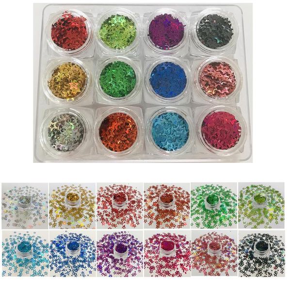 nail glitter prettyg 1 box 12c hollow star shape series art decoration tumbler handwork crafts festival accessories., Silver;gold
nail glitter prettyg 1 box 12c hollow star shape series art decoration tumbler handwork crafts festival accessories., Silver;gold