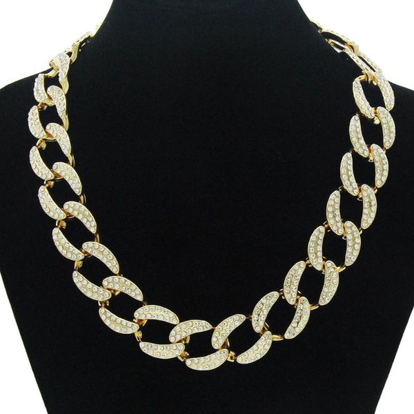 chokers fashion full rhinestone necklace for women iced out clavicle chain cuban link men's hip hop choker bracelet jewelry, Golden;silver
chokers fashion full rhinestone necklace for women iced out clavicle chain cuban link men's hip hop choker bracelet jewelry, Golden;silver