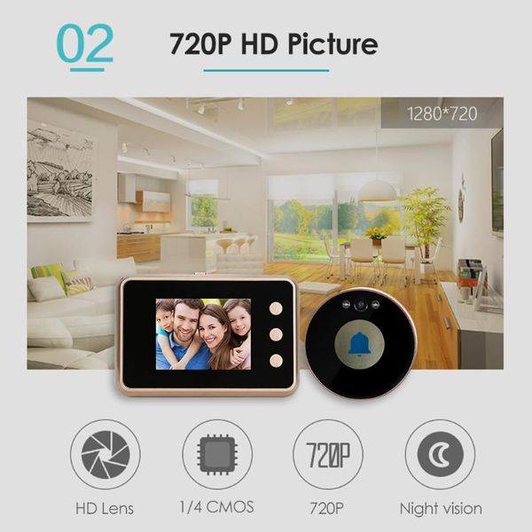 doorbell electronic peephole door camera digital night vision viewer video po bell doorbells
doorbell electronic peephole door camera digital night vision viewer video po bell doorbells