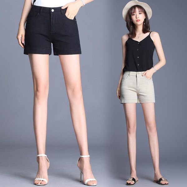 women's jeans shanghai europe sang 2021 summer casual black and white cowboy shorts, Blue
women's jeans shanghai europe sang 2021 summer casual black and white cowboy shorts, Blue