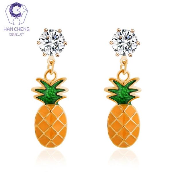 dangle & chandelier hancheng fashion pineapple fruit copper hanging zircon cz gem stone drop earrings for women jewelry brincos bijoux, Silver
dangle & chandelier hancheng fashion pineapple fruit copper hanging zircon cz gem stone drop earrings for women jewelry brincos bijoux, Silver