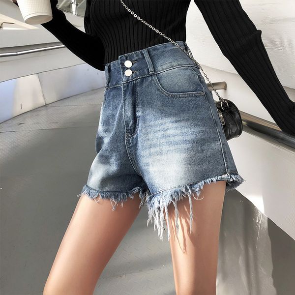 women's summer high waist ripped cool blue and black shorts with tassel pockets mini short jeans
women's summer high waist ripped cool blue and black shorts with tassel pockets mini short jeans