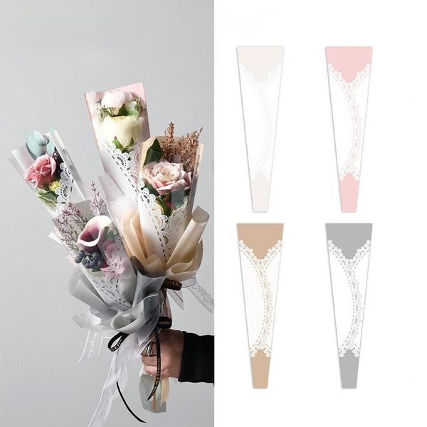 20pcs vintage lace single flower bag bouquet wrapping plastic opp transparent rose shop packaging material gift wrap
20pcs vintage lace single flower bag bouquet wrapping plastic opp transparent rose shop packaging material gift wrap