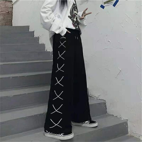 women's pants & capris 2021 black funny loose kawaii cargo trousers casual hip hop punk streetwear workout gothic autumn harajuku, Black;white
women's pants & capris 2021 black funny loose kawaii cargo trousers casual hip hop punk streetwear workout gothic autumn harajuku, Black;white
