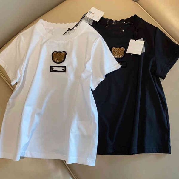 2022 factory wholesale new summer 21 mojia cartoon head embroidery lace ruffle round neck pullover t-shirt casual loose short sleeve fashion, White
2022 factory wholesale new summer 21 mojia cartoon head embroidery lace ruffle round neck pullover t-shirt casual loose short sleeve fashion, White