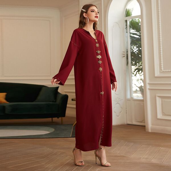 abaya dubai turkey arabic muslim hijab dress islam clothing party dresses for women morocco vestido robe musulman longue femme, Red
abaya dubai turkey arabic muslim hijab dress islam clothing party dresses for women morocco vestido robe musulman longue femme, Red