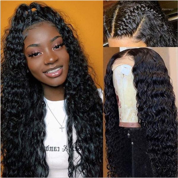 alibonnie 13x4 curly lace front human hair wigs for black women brazilian kinky wig with baby 250 density1, Black;brown
alibonnie 13x4 curly lace front human hair wigs for black women brazilian kinky wig with baby 250 density1, Black;brown