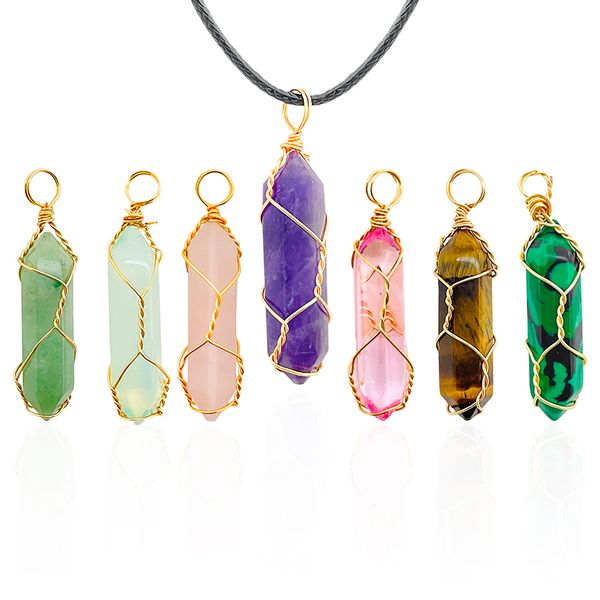 reiki healing stone pendant chakra handmade copper wrap rose opal tiger eye choker necklaces wholesale energy pendants crystal necklace jewe, Silver
reiki healing stone pendant chakra handmade copper wrap rose opal tiger eye choker necklaces wholesale energy pendants crystal necklace jewe, Silver