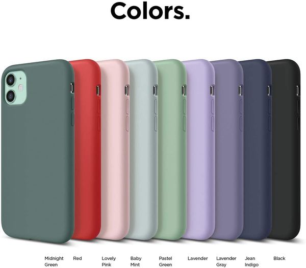 silicone cell phones cases compatible with iphone 11 (lavender) - premium liquid, raised lip (screen & camera protection), 3 layer structure
silicone cell phones cases compatible with iphone 11 (lavender) - premium liquid, raised lip (screen & camera protection), 3 layer structure