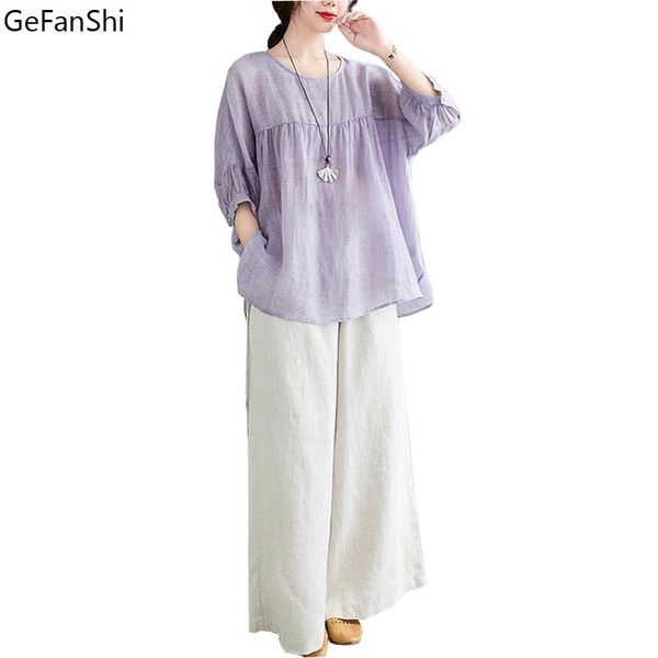 women's tracksuits 2021 summer women 2pcs o-neck blouse+pants office lady solid two pieces set casual loose fashion and wide leg trous, Gray
women's tracksuits 2021 summer women 2pcs o-neck blouse+pants office lady solid two pieces set casual loose fashion and wide leg trous, Gray