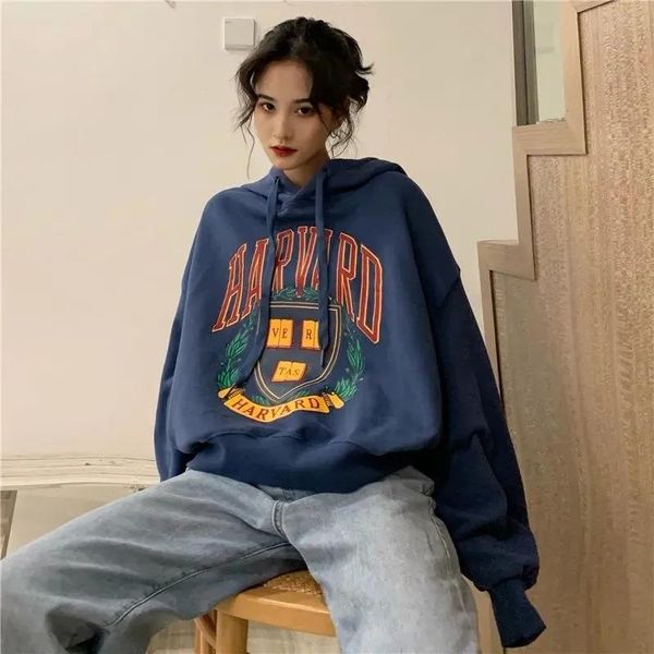 women's t-shirt loose hooded thin sweater women korean harajuku port style, White
women's t-shirt loose hooded thin sweater women korean harajuku port style, White