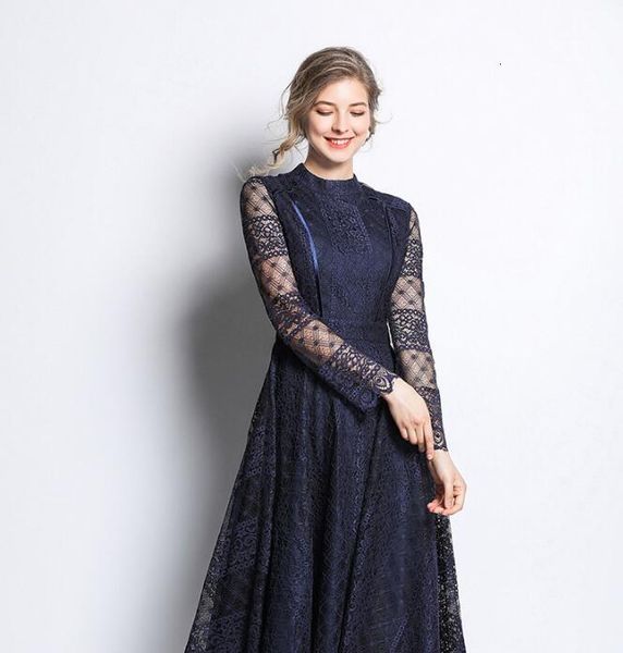 a line summer autumn elegant casual lace long sleeve mid-calf women shirt es o-neck a-line navy office lady solid, Black;gray
a line summer autumn elegant casual lace long sleeve mid-calf women shirt es o-neck a-line navy office lady solid, Black;gray